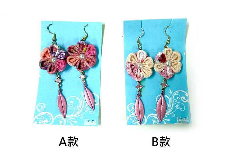 細工纏花小耳飾